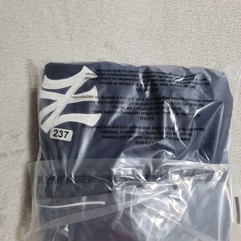 New York Yankees Shirt Mens Large Navy Blue MLB Baseball Antigua Golf Polo